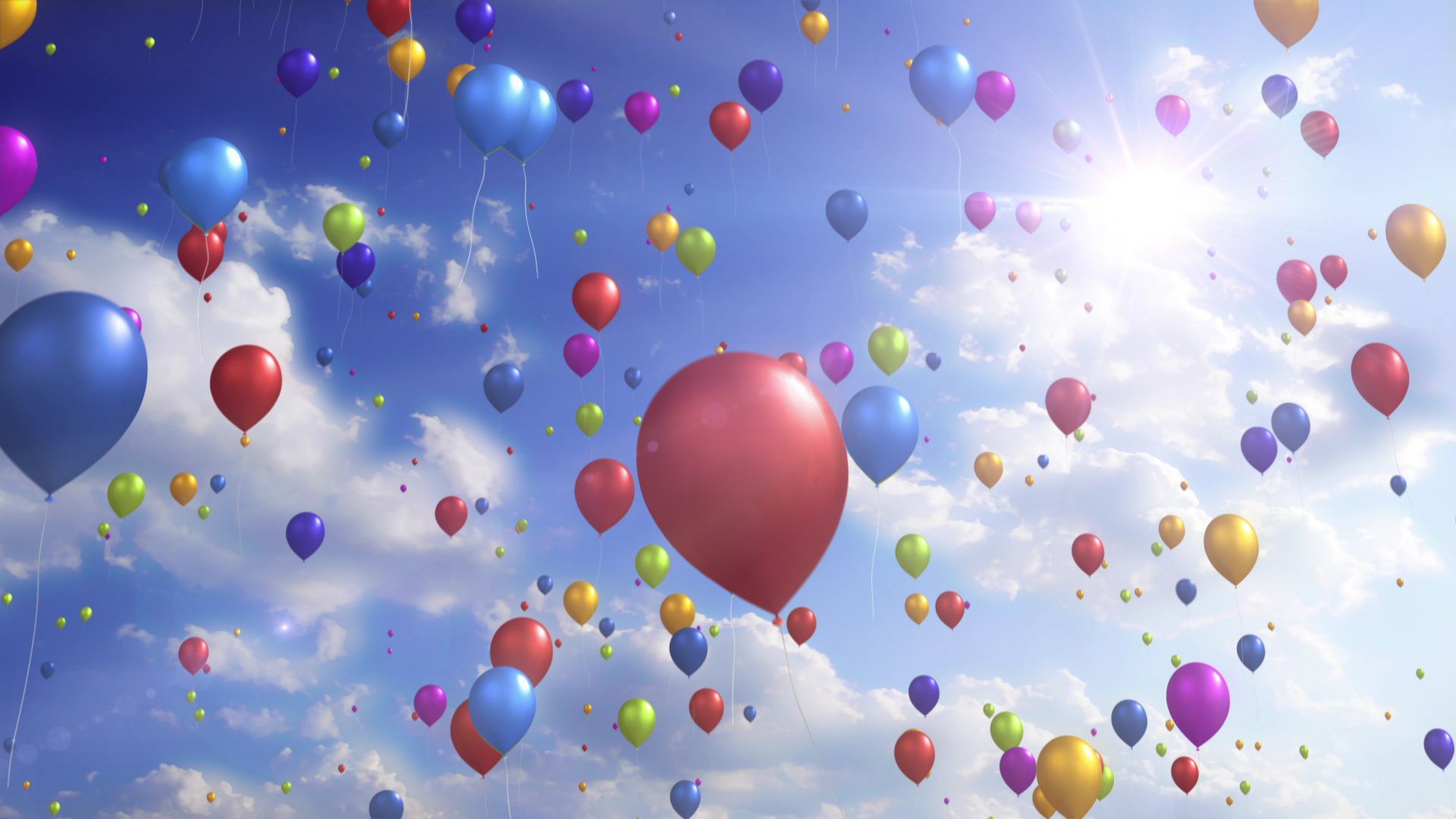 картинки с воздушными шарами на день
