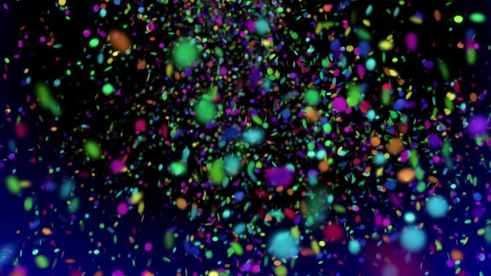 'Confetti 1' - Colorful Falling Motion Background Loop_SampleStill