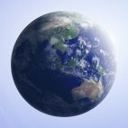 'Earth 7' - Earth Globe Motion Background Loop_Sample2