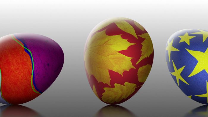 'Easter Parade' - Rolling Easter Eggs Motion Background Loop_SampleStill