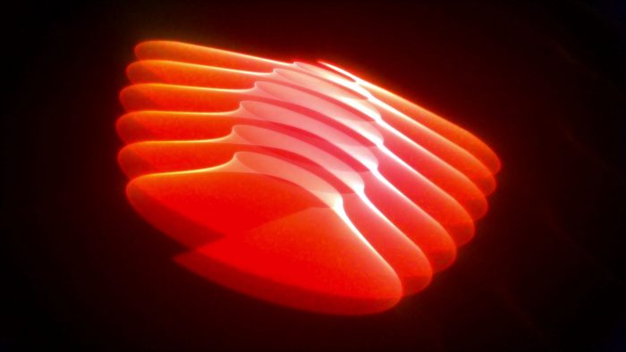'Elektrofee 1' - Surreal Light Sculpture Motion Background Loop_SampleStill