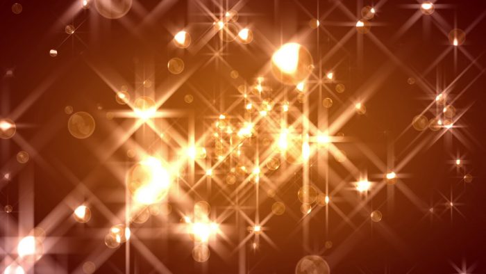 'FlOrbs' - Glamorous Golden Christmas Motion Background Loop_SampleStill