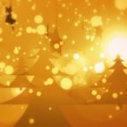 'Golden Christmas' - Snow And Christmas Motion Background Loop_Sample3