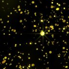 'Golden Confetti' - Glamorous Falling Confetti Motion Background Loop_SampleStill