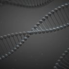'GrayDNA' - Stylized DNA Spirals Motion Background Loop_Sample3