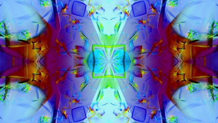 'Kaleidoscope 3' - Ornamental Colorful Kaleidoscopic Motion Background Loop_SampleStill