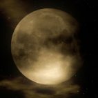 'Moon 1' - Stylized Night Motion Background Loop_SampleStill