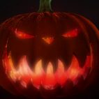 'Pumpkin 2' - Halloween Party Motion Background Loop_SampleStill