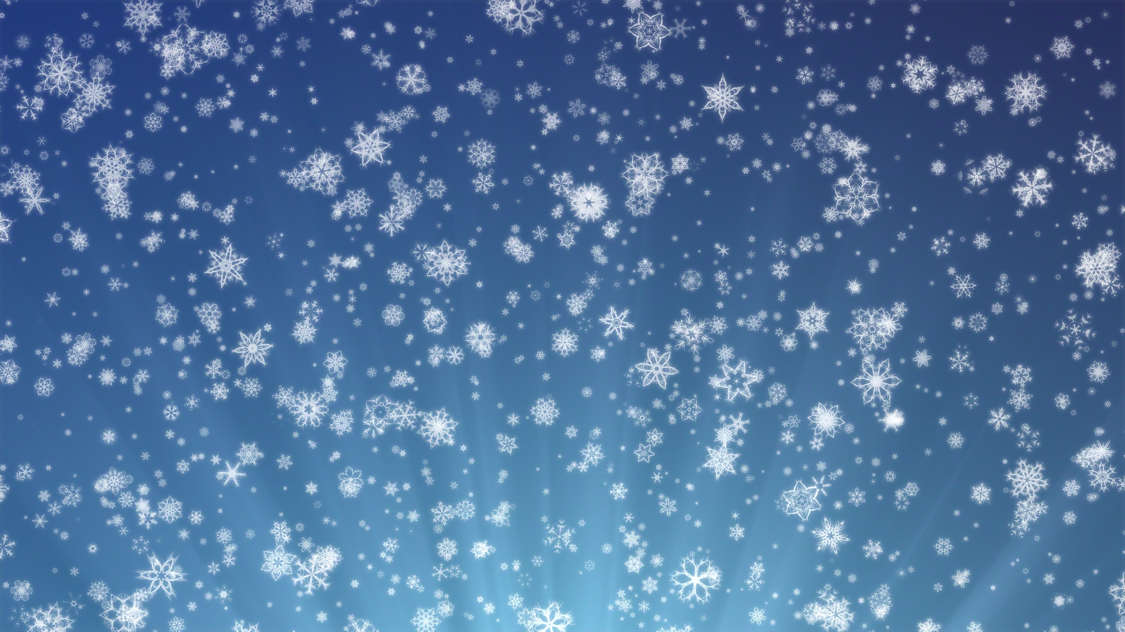 Moving Snowflakes Background